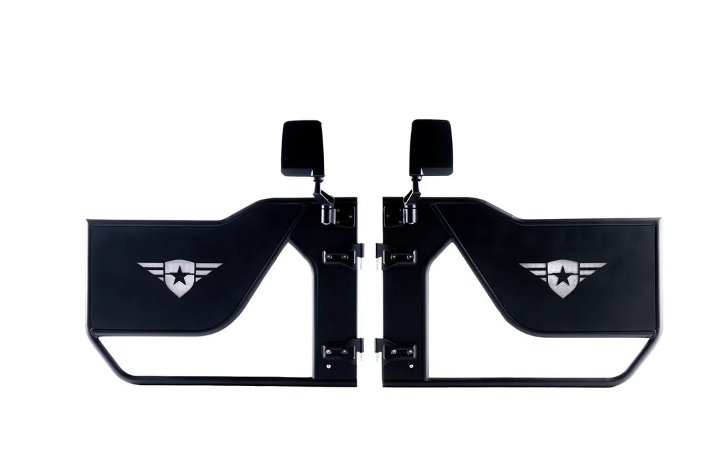 Combat Off Road Jeep JT Gladiator Tube Doors - Front Pair 35-1046 - Main Product View