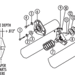 Load image into Gallery viewer, Comet Industries Roller Kit - Side View