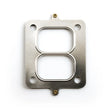 Load image into Gallery viewer, Cometic .016in Stainless T04 Divided Turbo Inlet Flange Gasket - Main Product View