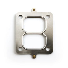 Load image into Gallery viewer, Cometic .016in Stainless T04 Divided Turbo Inlet Flange Gasket - Main Product View