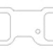 Load image into Gallery viewer, Cometic 05+ Dodge 6.1L Hemi .060in Fiber Intake Gasket - Side View