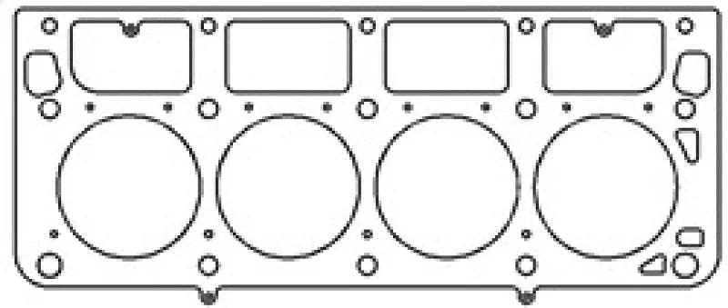 Cometic 09+ GM LS9 4.100in Bore .051 thick MLX LHS Head Gasket - Main Product View