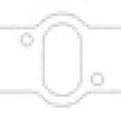 Load image into Gallery viewer, Cometic 1992+ Dodge 8.0L Viper .039in Fiber Intake Manifold Gasket - Side View