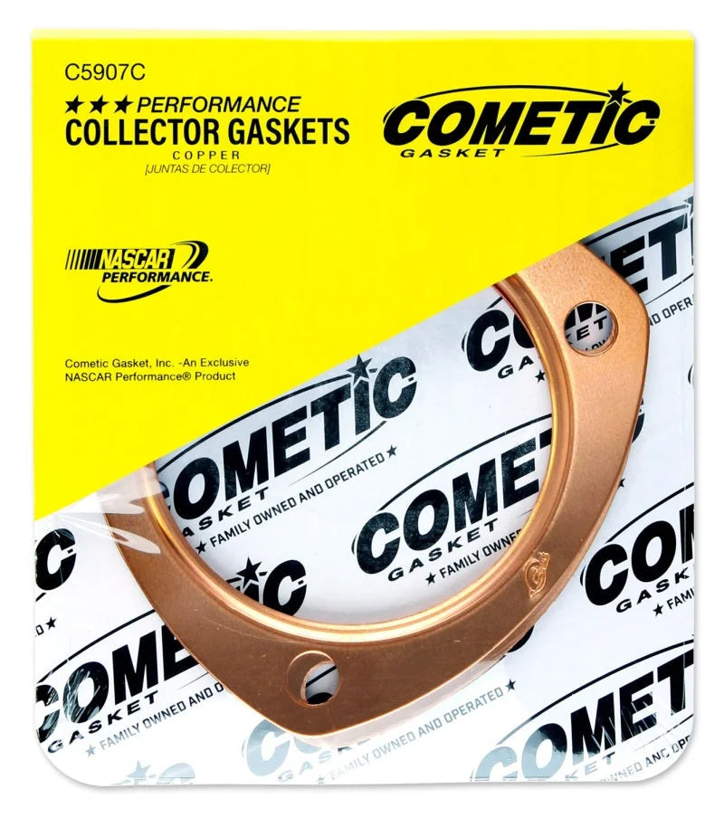 Cometic 3.0in Copper Header Collector - .043in DIA Port/3.875 Bolt Circle - Additional View 5