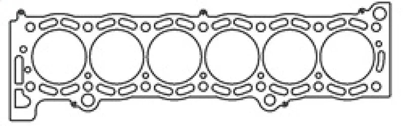 Cometic 87-93 Supra 7M 84mm bore .075 inch thick MLS Head Gasket - Installation View