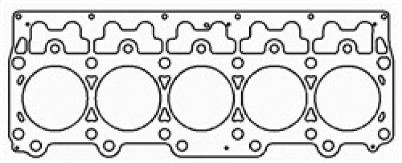 Cometic 92-96 Dodge Viper 8L 4.030 inch .051 inch MLS GEN1 Head Gasket - Back View