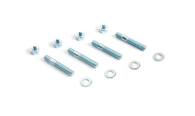 Cometic Carburetor Studs 2in Zinc Plated - Set of 4 With Washers and Nuts - Main Product View