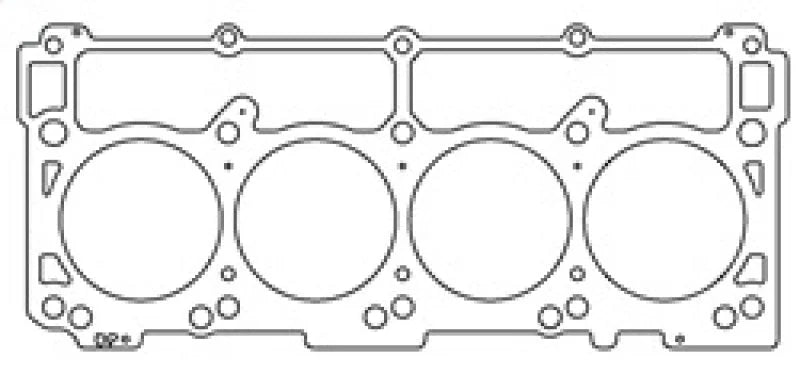 Cometic Dodge 6.1L HEMI 4.100 inch Bore .051 inch MLS Head Gasket - Installation View