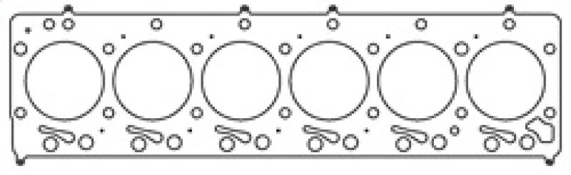 Cometic Dodge Cummins Diesel 4.188 inch Bore .061 inch MLX Head Gasket - Side View