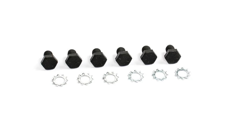 Cometic Flexplate Bolts 7/16 - 20 x 11/16in - Grade 8 With Black Oxide Finish and Lock Washers - Main Product View