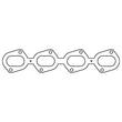 Load image into Gallery viewer, Cometic Ford 4.6L/5.6L DOHC Modular V8 .030in MLS Exhaust Gasket - Side View
