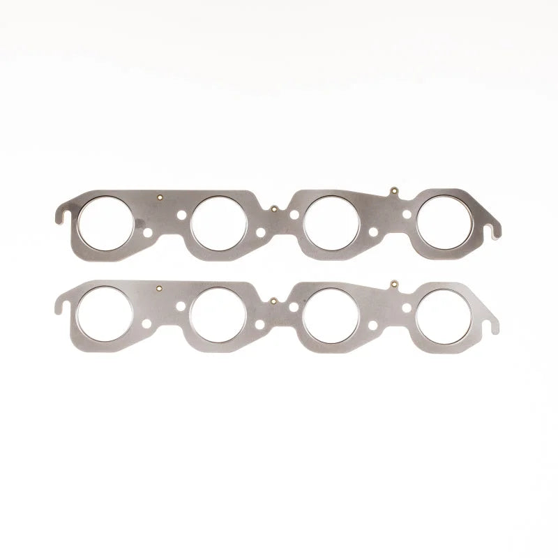 Cometic GM BBC 2.250in Round Port - 030in MLS Exhaust Gasket - Side View