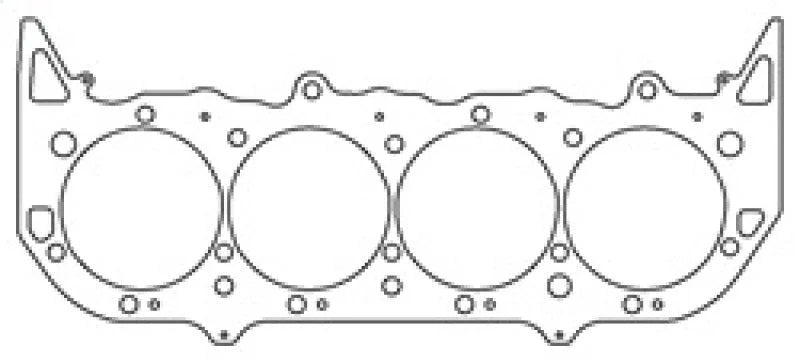 Cometic GM Gen-V/VI Big Block V8 4.540in Bore .040in MLS Cylinder Head Gasket - Installation View
