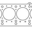 Load image into Gallery viewer, Cometic Dodge 2/2.4L DOHC 420A Motor 87.5mm bore .040 thick MLS Head Gasket - Back View