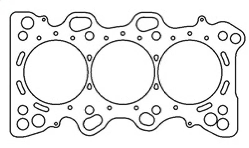 Cometic Gasket 91.0mm .030in MLS Head Gasket fits 1991-2005 Acura NSX 3.0L 24V V6 C30A1 - Back View