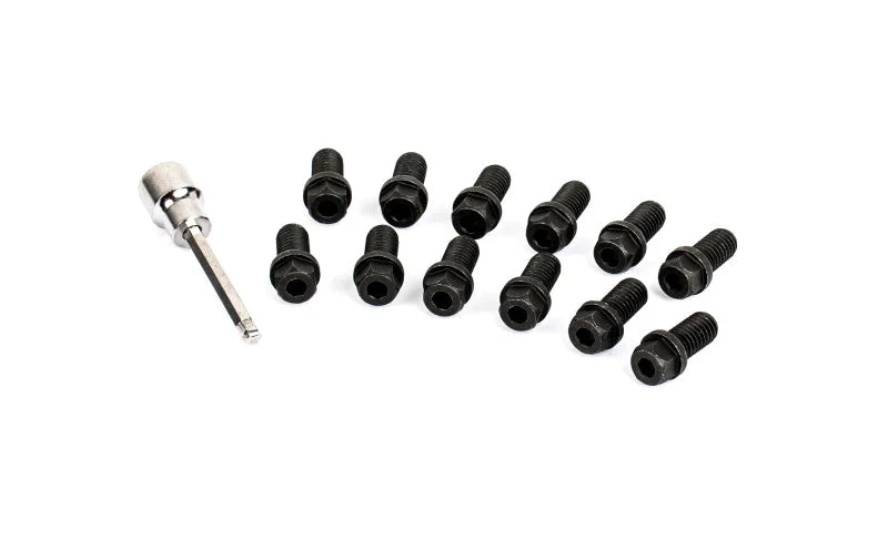 Cometic Header Bolts 3/8 - 16 3/4in Grade 5 Black Oxide Finish With Hex and Socket Head - Main Product View