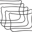 Load image into Gallery viewer, Cometic Lower Rocker Cover Rubber Gasket C9014 - Main Product View