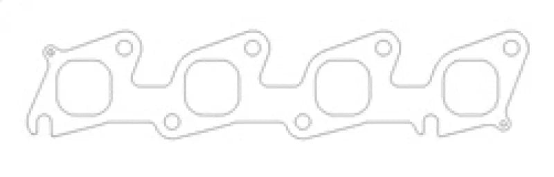 Cometic Nissan KA24DE 91-98 Exhaust .030 inch MLS Head Gasket 1.575 inch SQUARE Port - Side View