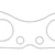 Load image into Gallery viewer, Cometic Nissan SR20DE/T 91-02 Exhaust .030 inch MLS Head Gasket 2.050 inch X 1.580 inch Port - Side View
