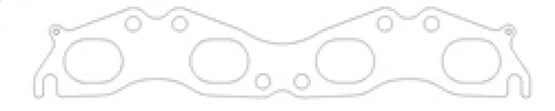 Cometic Nissan SR20DE/T 91-02 Exhaust .030 inch MLS Head Gasket 2.050 inch X 1.580 inch Port - Side View