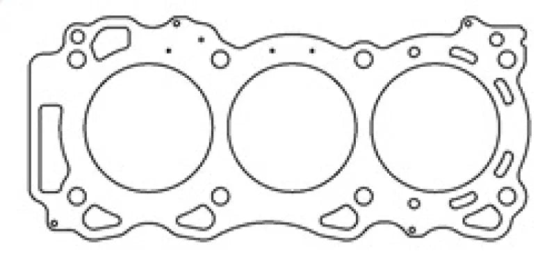 Cometic Nissan VQ30DE/VQ35DE (Non VQ30DE-K) 96mm Bore LHS .030in MLS Head Gasket - Back View