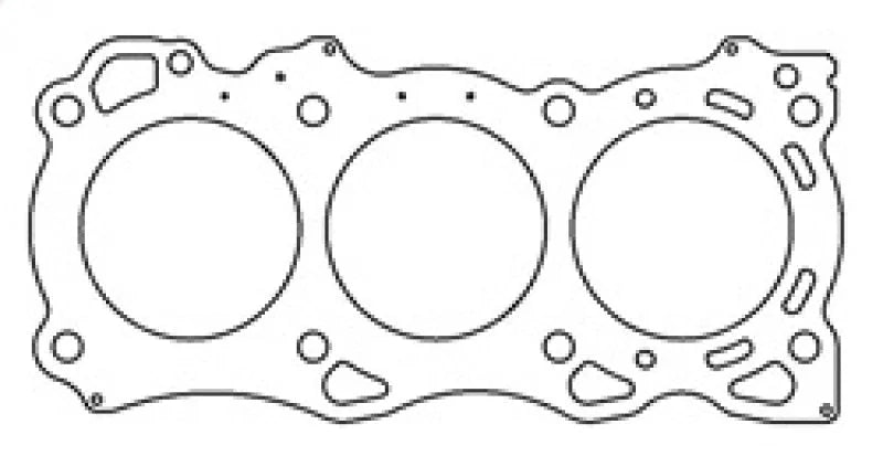 Cometic Nissan VQ30DE/VQ35DE (Non VQ30DE-K) 96mm Bore RHS .030in MLS Head Gasket - Back View