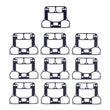 Load image into Gallery viewer, Cometic One Piece Rocker Base All EVO Harley-Davidson 020inRc 10 Pack