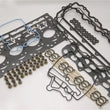 Load image into Gallery viewer, Cometic Street Pro 07-08 Ford 6.0L Powerstroke w/ 20mm Dowels 96mm Bore Top end Gasket Kit - Installation View
