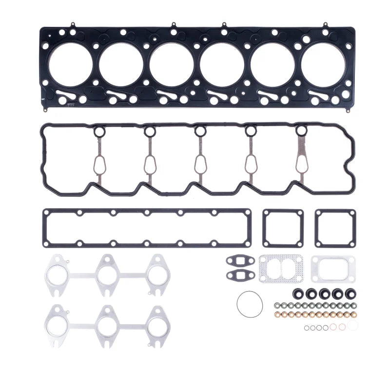 Cometic Street Pro 98-02 Dodge Cummins 5.9L 6BT 24v 4.100in Bore Top End Gasket Kit - Installation View