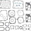 Load image into Gallery viewer, Cometic Top End Gasket Twin Cam - EST C9976-030 - Main Product View