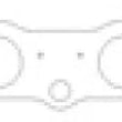 Load image into Gallery viewer, Cometic Toyota 7MGTE 87-92 Exhaust .030 inch MLS Head Gasket 1.412 inch Round Port - Side View