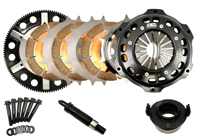 Competition Clutch Honda/Acura K Series 184mm Triple Disc Ceramic Clutch Kit - Main Product View