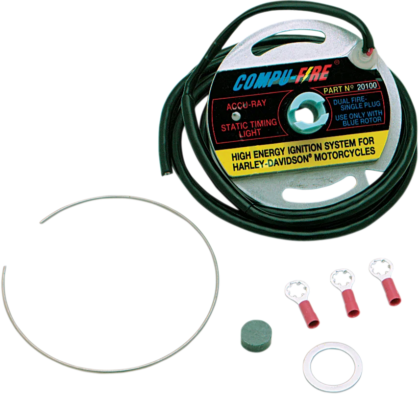 Compu-Fire Single-Fire Ignition Module- Harley Davidson 20200 - Side View