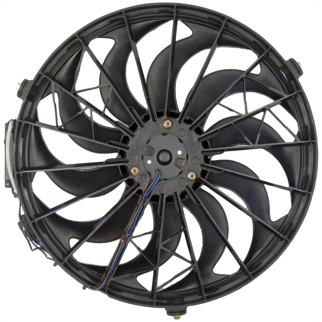 Continental Auxiliary Fan FA70001 fits 1988-1997 BMW 525i / 530i / 535i / 540i / 735i / 735iL / 740i / 740iL - Side View
