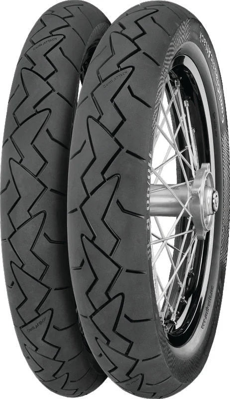 Continental ContiClassicAttack - 90/90 R 18 M/C 51V TL Front - Side View