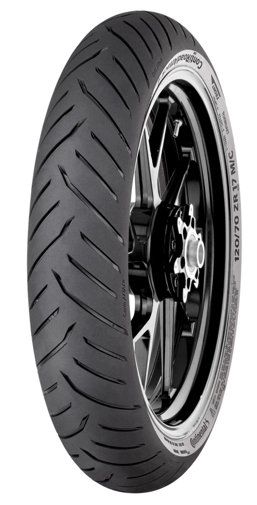 Continental ContiRoadAttack 4 - 120/70 ZR 17 M/C (58W) TL Front - Detail View