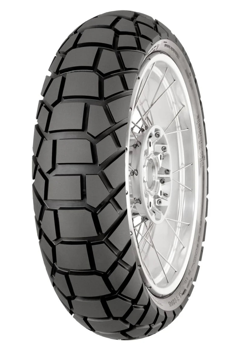 Continental TKC 70 Rocks - 140/80 R 17 M/C 69S TL M+S Rear - Side View