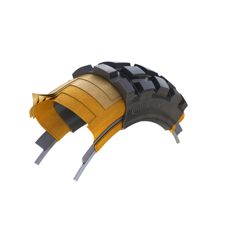 Continental TKC 80 Twinduro M+S - 120/70-19 M/C 60Q TL Front - Main Product View