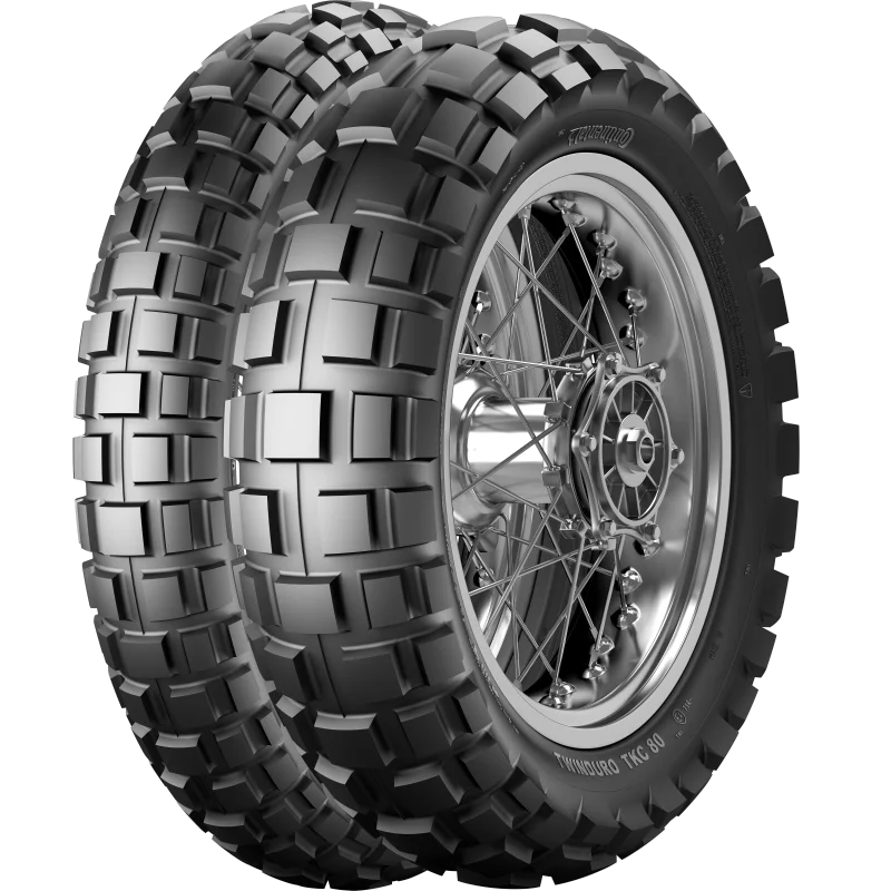 Continental TKC 80 Twinduro M+S - 140/80-18 M/C 70R TL Rear - Side View