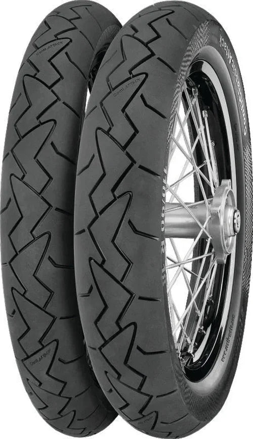 Continental ContiClassicAttack - 90/90 R 18 M/C 51V TL Front - Side View