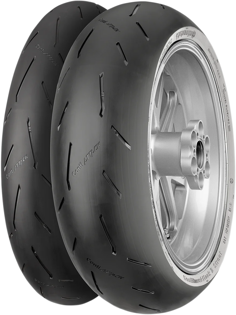 Continental Tire - ContiRaceAttack 2 Street - Front - 120/70ZR17 - (58W) 02446580000 - Main Product View