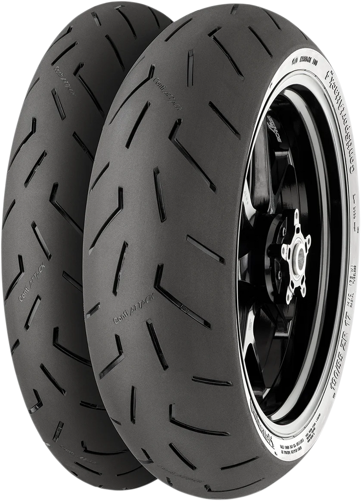 Continental Tire - ContiSportAttack 4 - Front - 120/70ZR17 - (58W) 02445980000 - Main Product View