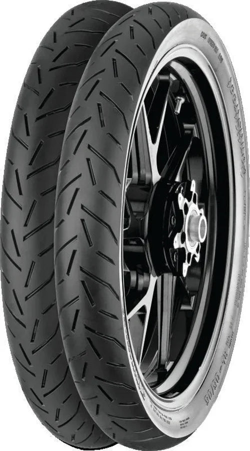 Continental ContiStreet - 2.50-17 M/C 43P TL RF Front/Rear - Side View