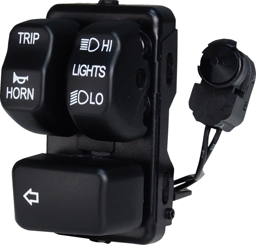 Control Module - Left - Black DragSpecialties 78591B - Main Product View