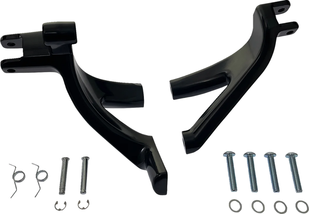 Conversion Mount - Gloss Black - FL DragSpecialties D35-0224GB-1 - Main Product View