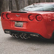 Load image into Gallery viewer, Corsa 06-13 Chevy Corvette C6 Z06 7.0L / 09-13 ZR1 6.2L Polished AxleBack Exhaust w/4.5in Twin Tips - Side View