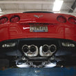Load image into Gallery viewer, Corsa 06-13 Chevy Corvette C6 Z06 7.0L / 09-13 ZR1 6.2L Polished AxleBack Exhaust w/4.5in Twin Tips - Back View
