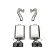 Load image into Gallery viewer, Corsa 06-13 Chevy Corvette C6 Z06 7.0L / 09-13 ZR1 6.2L Black PVD AxleBack Exhaust w/4.5in Twin Tips - Side View