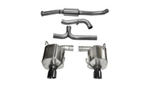 Load image into Gallery viewer, Corsa 08-10 Subaru Impreza WRX Sedan 2.5L Turbo Manual 3in Sport Cat-Back Exhaust w/4in Blac - Main Product View