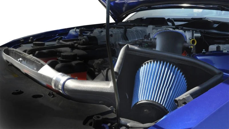 Corsa 10-13 Ford Mustang Shelby GT500 5.4L/5.8L V8 Air Intake - Side View